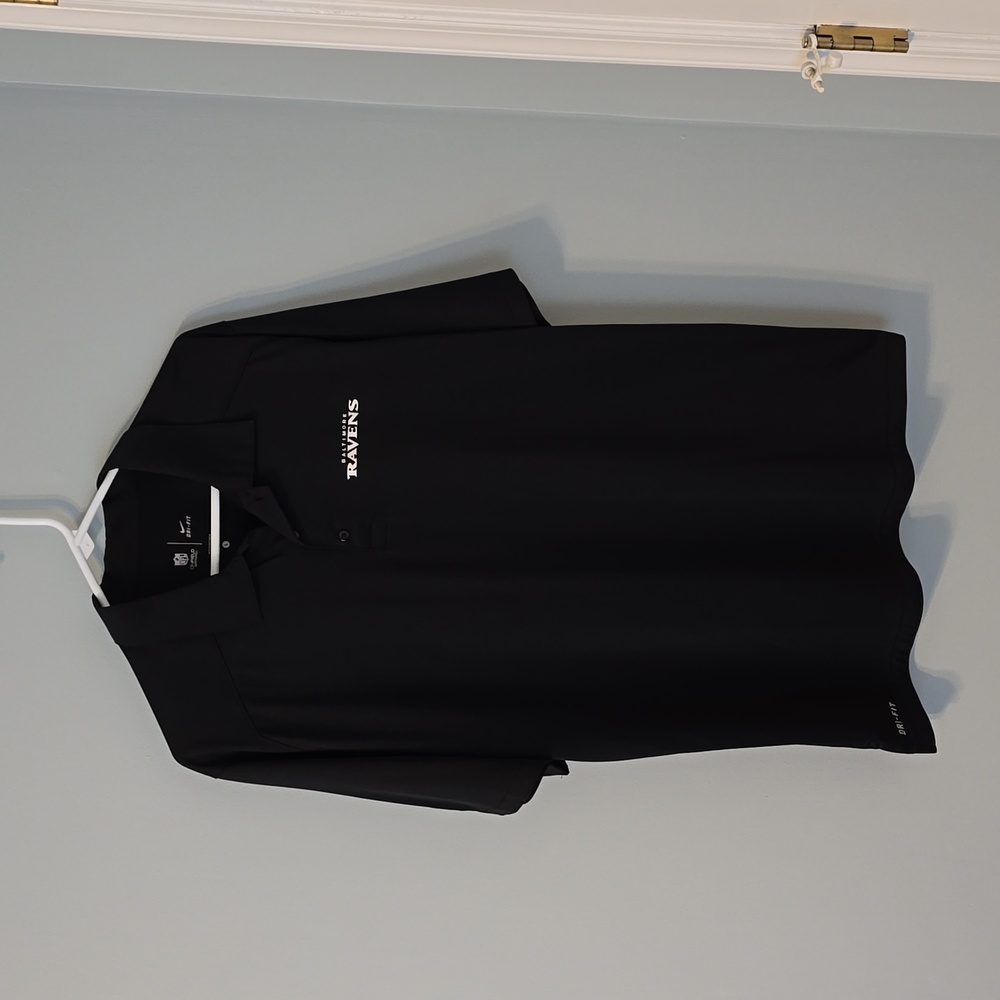 Baltimore Ravens Nike Dri-Fit On-Field Apparel Golf Polo NFL